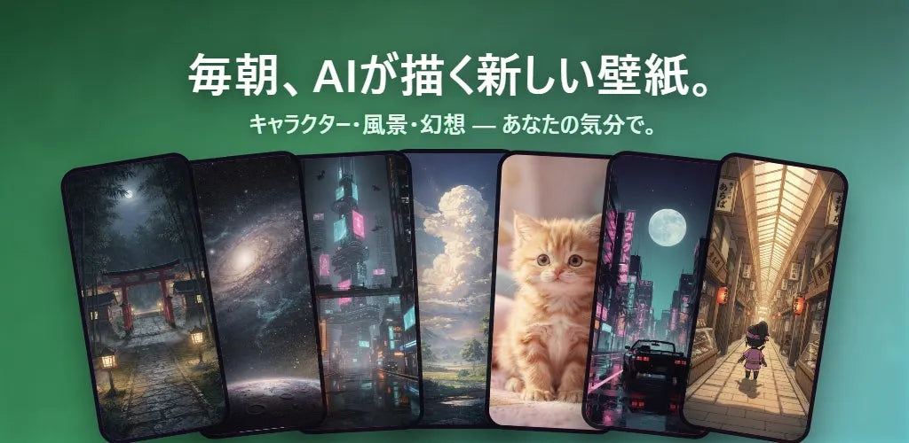 株式会社ソアリントがAndroidアプリ「KABERU」を正式リリース、AIが毎朝壁紙を自動生成・適用
