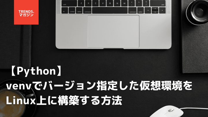 【Python】venvでバージョン指定した仮想環境をLinux上に構築する方法