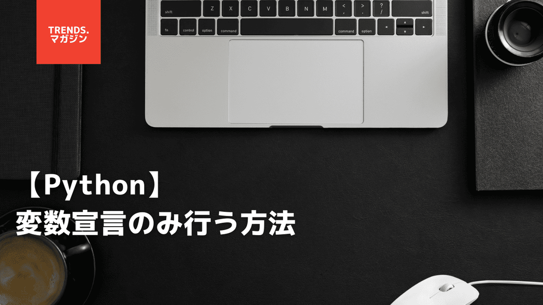 【Python】変数宣言のみ行う方法