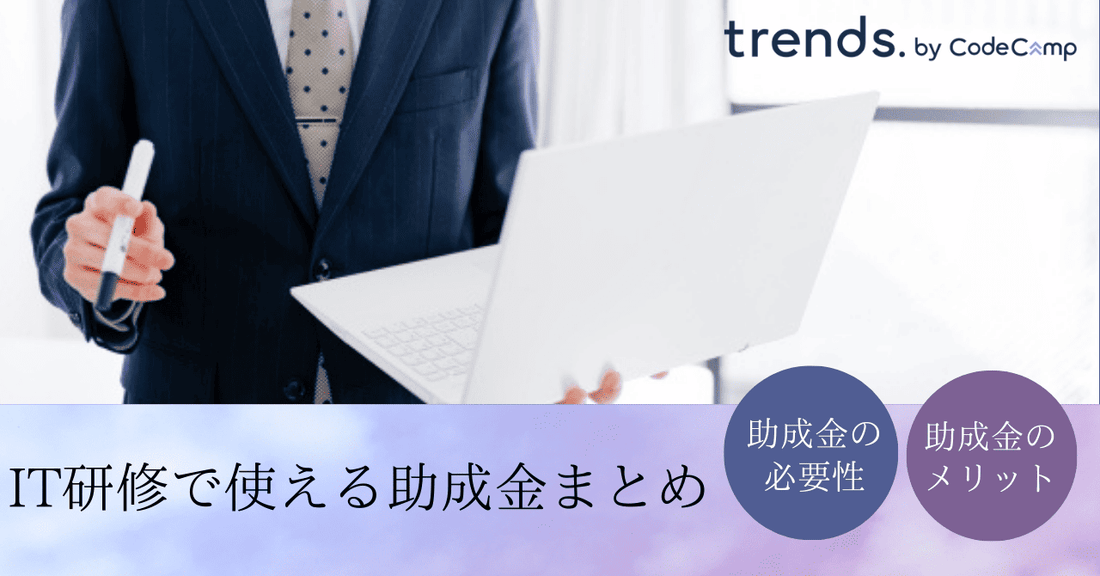 IT研修で使える助成金まとめ！必要性や活用するメリット・デメリットを徹底解説