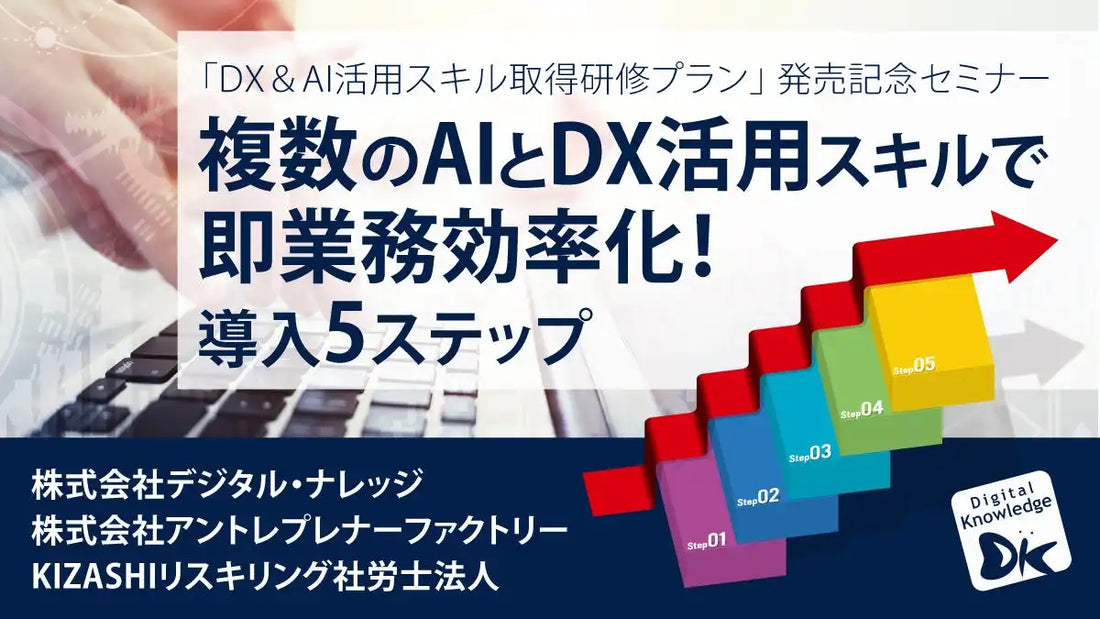 株式会社デジタル・ナレッジがDXとAI活用ウェビナー配信、複数AIの使い分けで業務効率化を解説