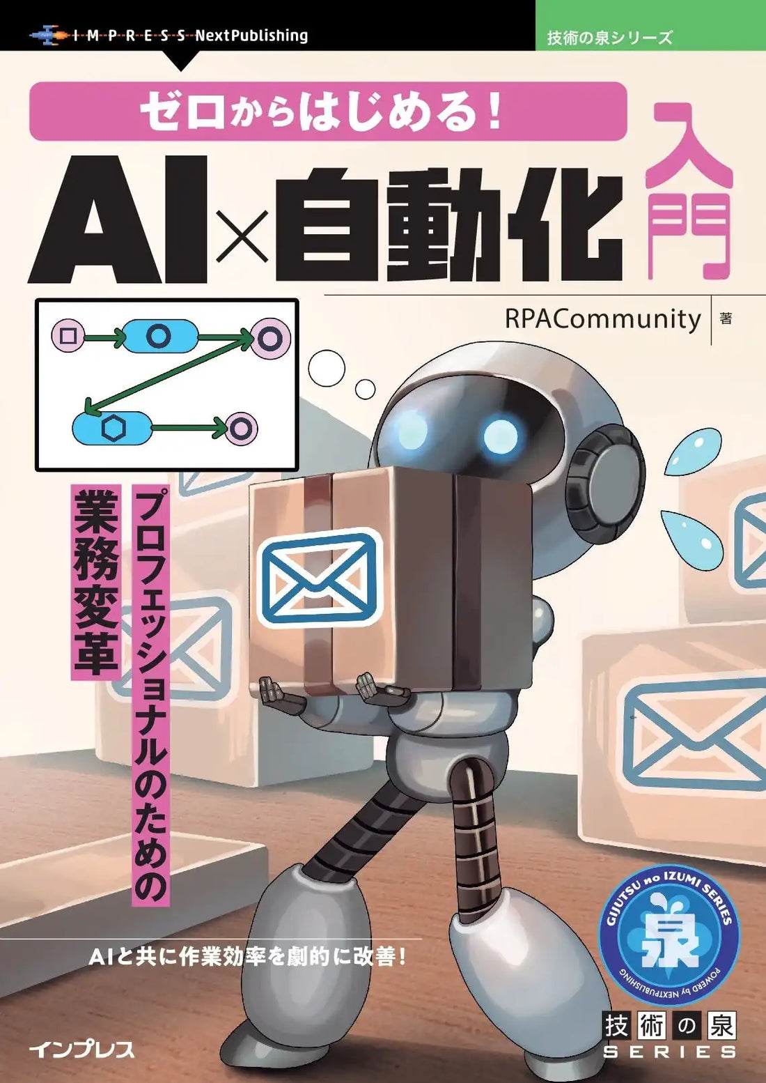 インプレスが『ゼロからはじめる！AI×自動化入門』を発行、RPACommunity著の技術の泉シリーズ新刊