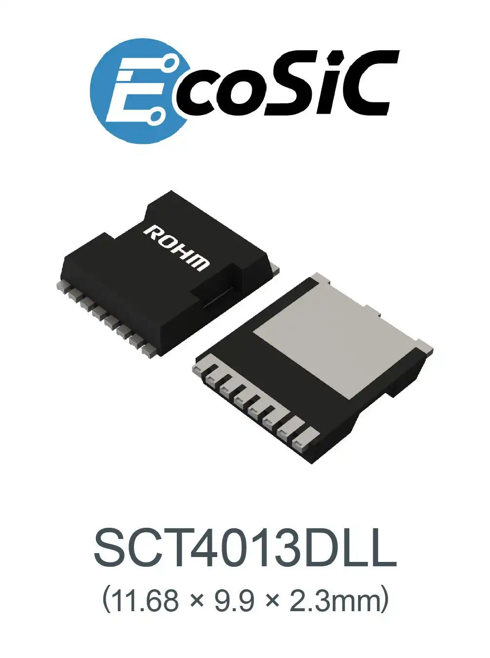 ローム株式会社の750V耐圧SiC MOSFET「SCT4013DLL」がAIサーバー向けBBUに採用、高温耐性も実現