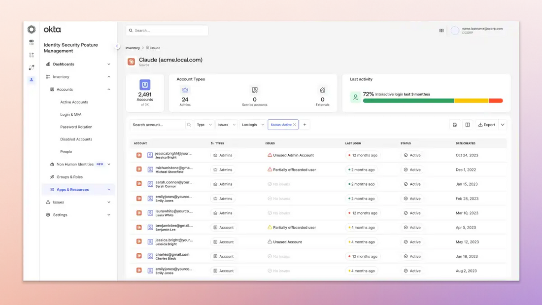 Okta, Inc.がOkta ISPMとClaude Compliance APIを統合、Claude環境内のアイデンティティリスクの可視化と修正を支援