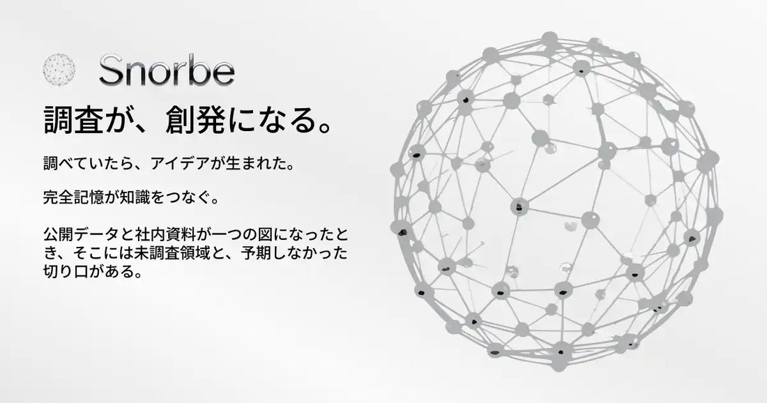 株式会社DeskrexがAIリサーチエージェント「Snorbe（スノーブ）」のクローズドアルファ版一般提供を開始