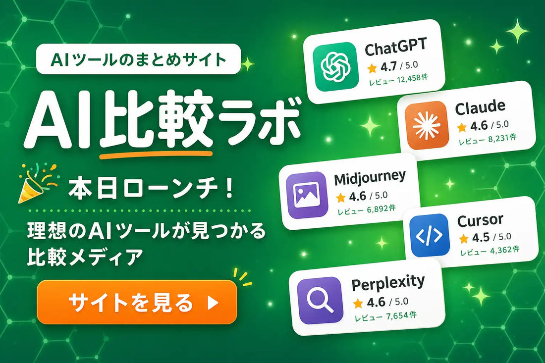 株式会社BlitzがAIツール特化型メディア「AI比較ラボ」をローンチ、ツール選定の難しさを解消