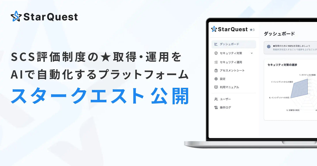 スタークエストが公開、SCS評価制度対応をAIアシストで支援