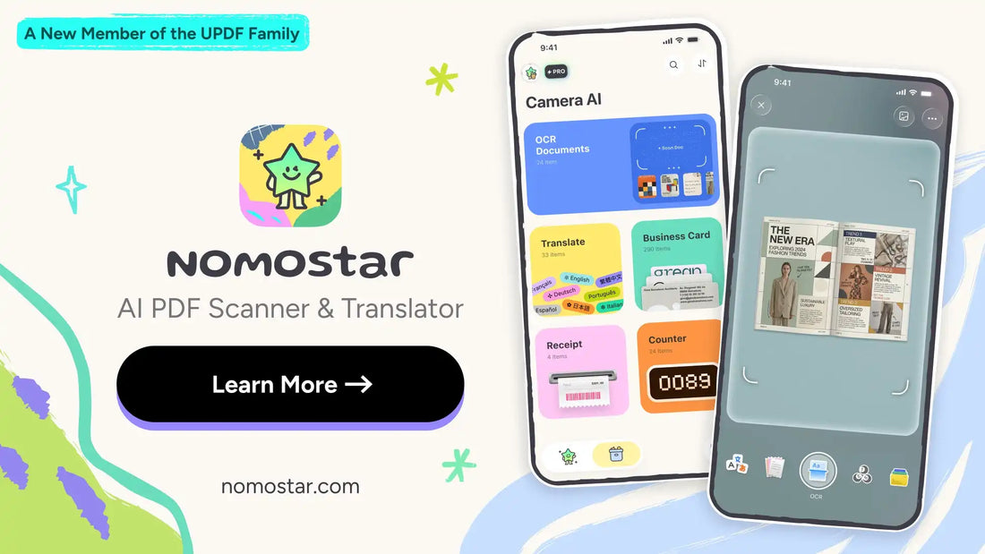 SuperaceがAI搭載スキャナーアプリ「Nomostar」をリリース、12言語対応の翻訳機能で物理情報のデジタル化を再定義