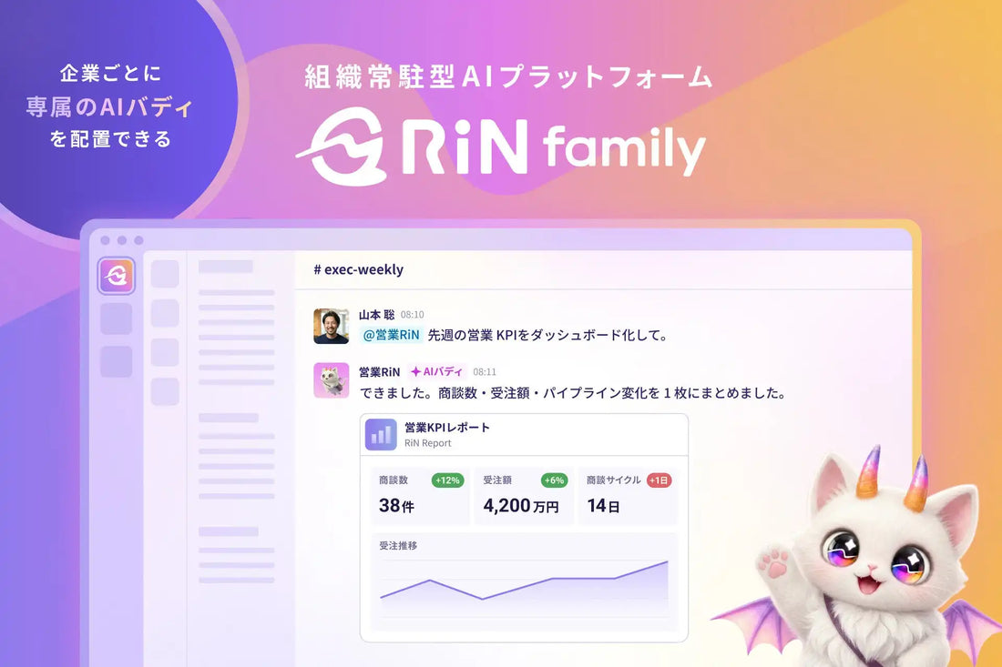 MetelixがエンタープライズAI基盤「RiN Family」を正式リリース、DLコンテンツ制作数が最大4倍に拡大