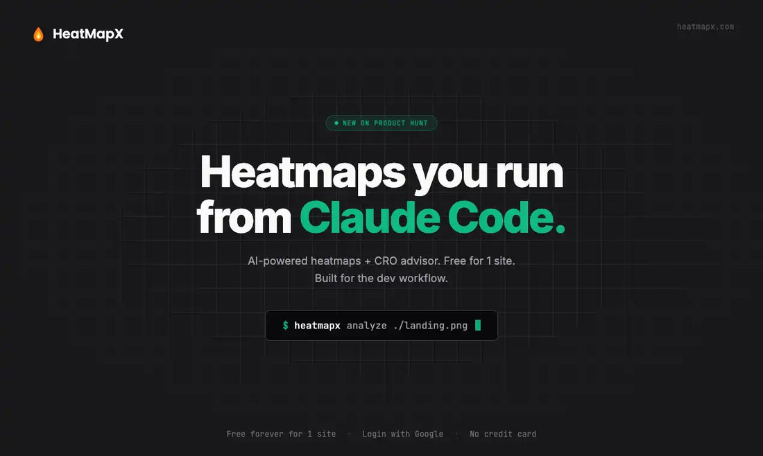 HeatMapXが提供開始、CLI操作で改善パッチをPR自動生成するClaude Code連携AIヒートマップ