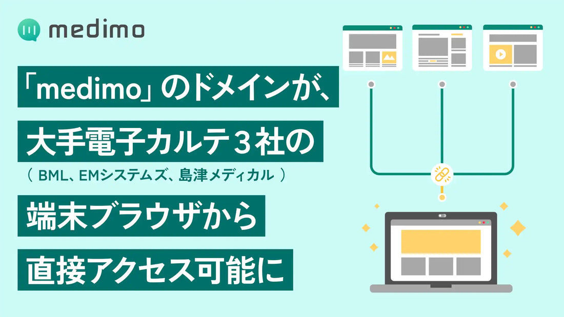 株式会社medimoが電子カルテシステムでホワイトリスト登録を完了、カルテ端末1台で診療業務を完結