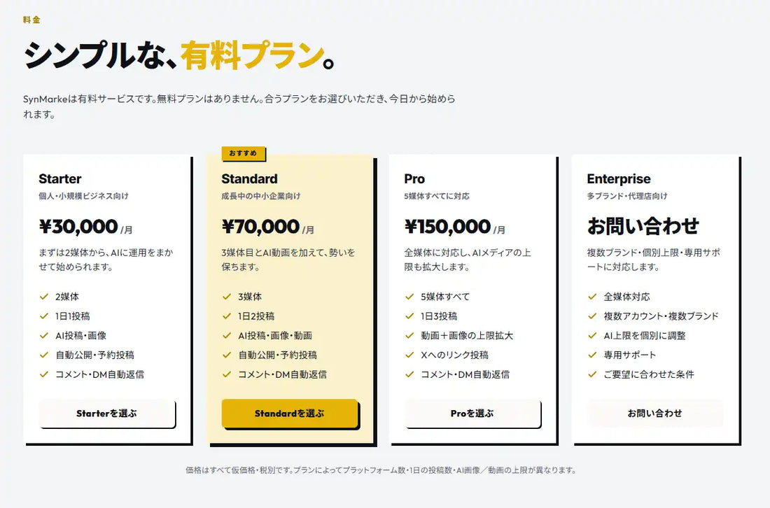 SynergyAIが「SynMarke(シンマーケ)」を正式リリース、対応プラットフォーム拡張でSNS発信を自動化