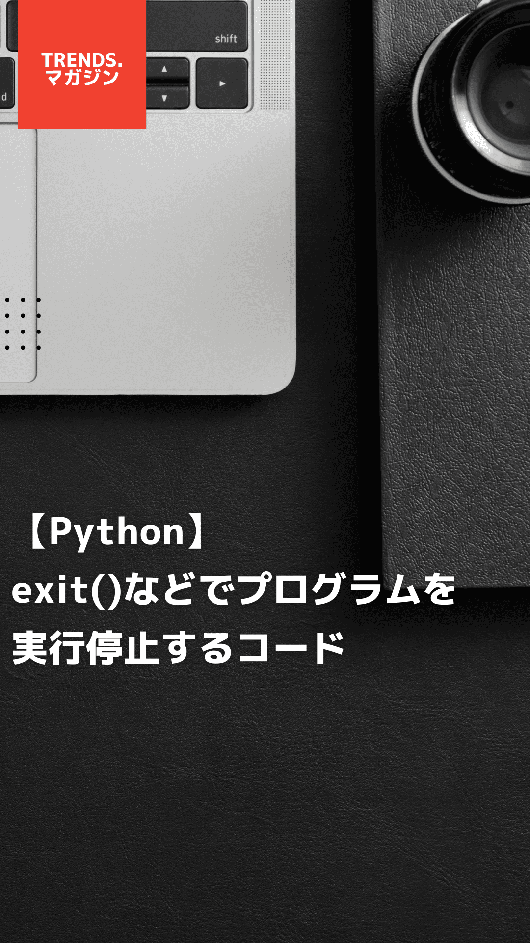 【Python】exit()などでプログラムを実行停止するコード例